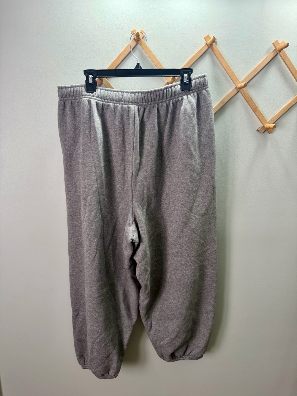 Aerie Offline Gray Baggy Fleece Jogger Sweatpants Size Medium